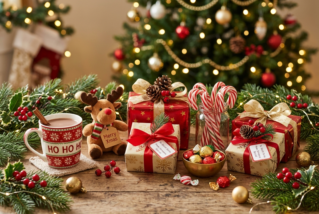 Ideias de presente de amigo secreto de Natal